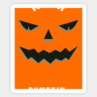 Pumpkin Face Sticker